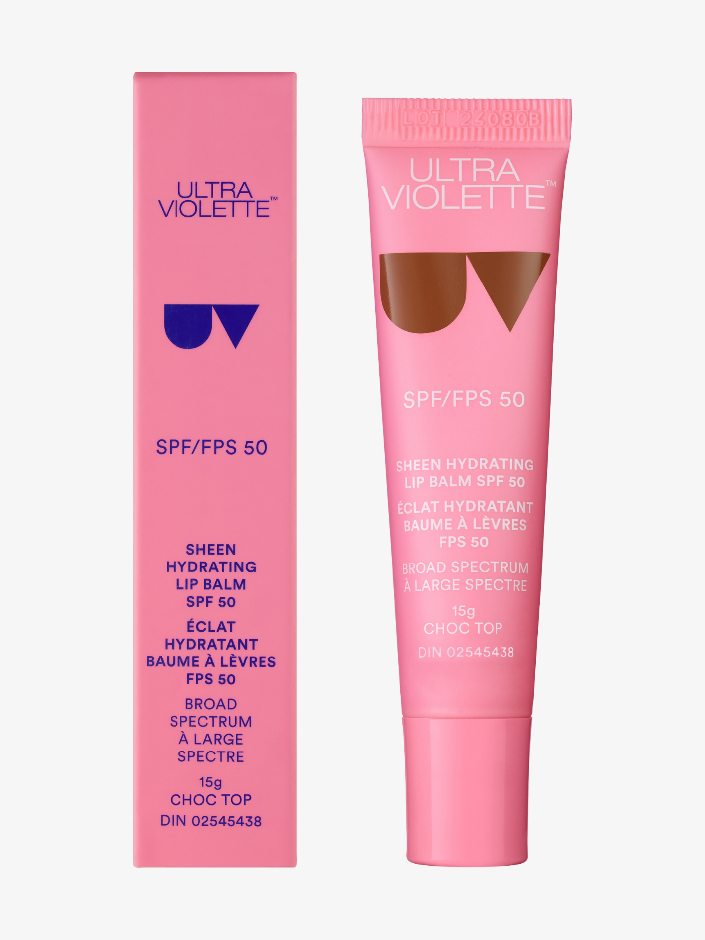 Sheen Hydrating lip balm Choc Top SPF50
